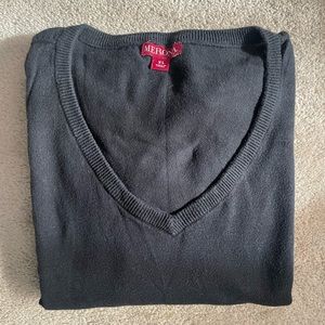 men’s v-neck sweater